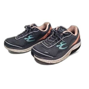 Gdefy Gravity Defyer Mighty Walk Women's Shoes Size 9 Gray/Salmon TB9024FGP